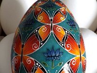 Butterflies II Ukrainian Easter Egg Pysanky By So Jeo : pysanky butterfly butterflies pysanka Ukrainian Easter Egg batik art butterflies